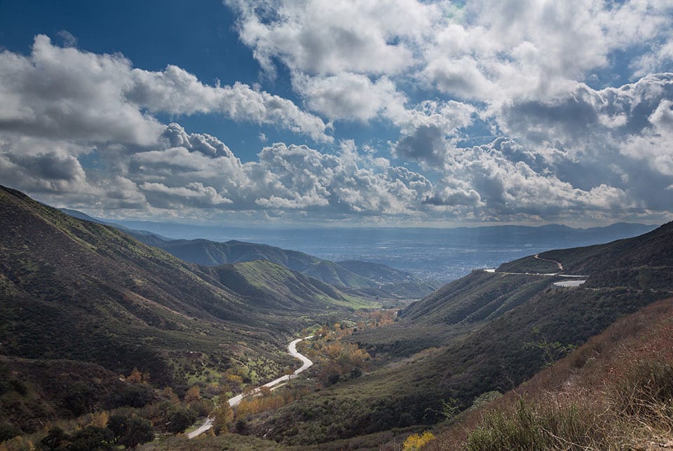 View of San Bernadino Rim of World Highway
